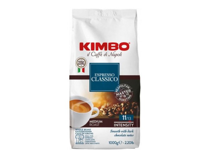 kimbo espresso classico zrnkova kava 1 kg
