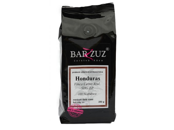 BARZZUZ  Honduras SHB zrnková káva 250g