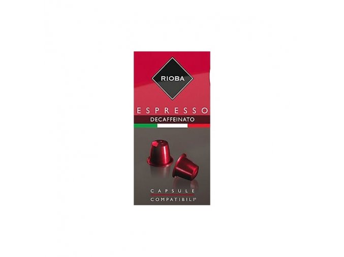 RIOBA kapsule Espresso DECAFFEINATO pre Nespresso 11x5g