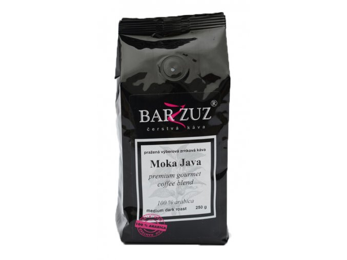 BARZZUZ Moka Java Blend zrnková káva 200g