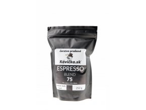 čerstvo pražená káva 250g Espresso Blend 75