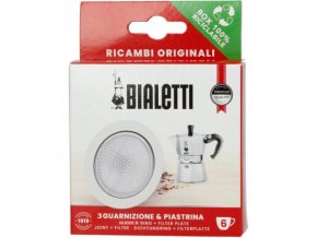 bialetti tesnenie 6 porcii 3 tesnenia filter