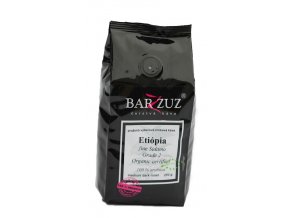 BARZZUZ Etiópia Sidamo Grade 2 zrnková káva 250g