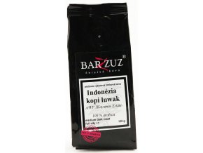 BARZZUZ Indonézia Kopi Luwak zrnková káva 125g