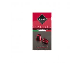 RIOBA kapsule Espresso DECAFFEINATO pre Nespresso 11x5g