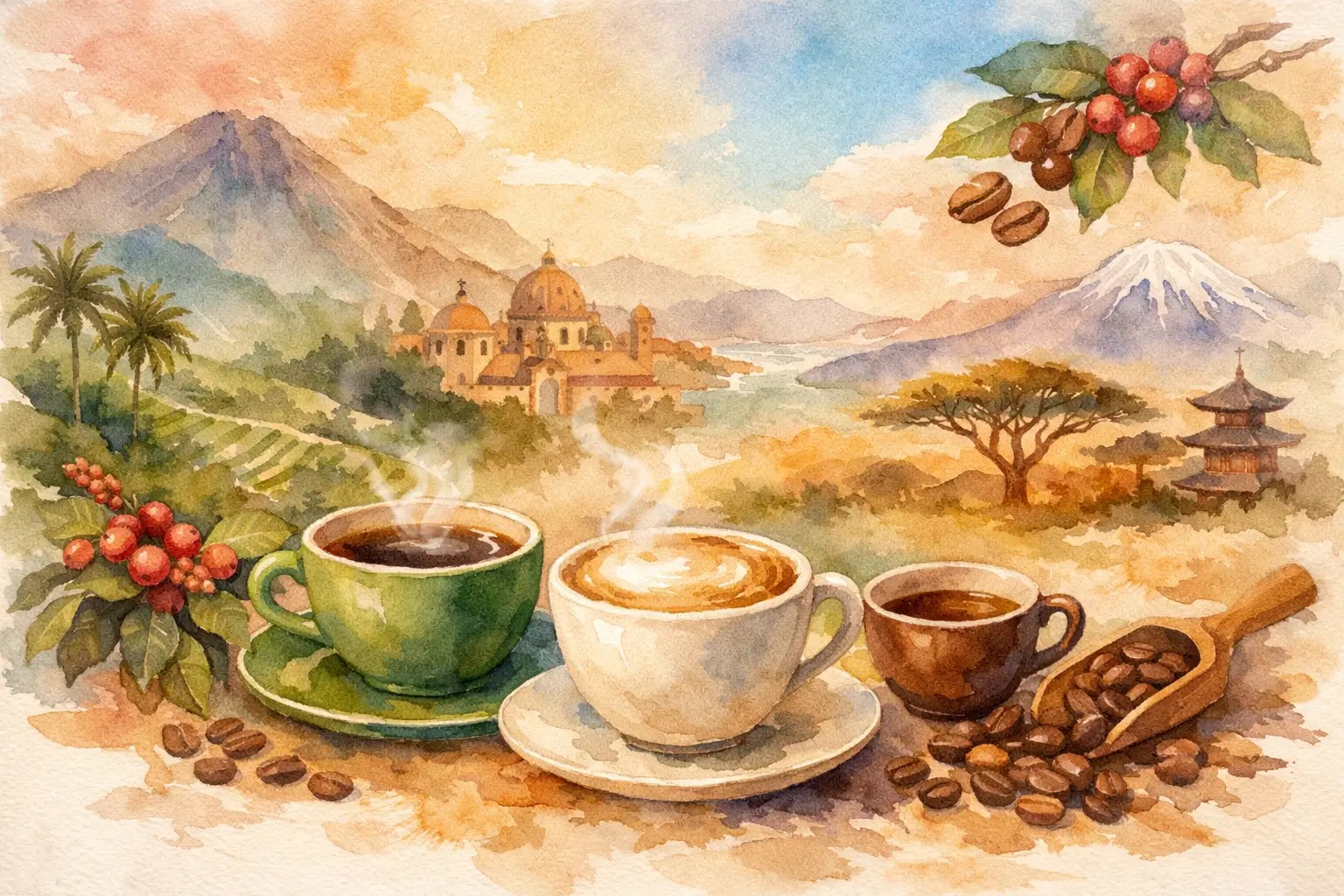 Ako chutí káva podľa krajiny pôvodu ?