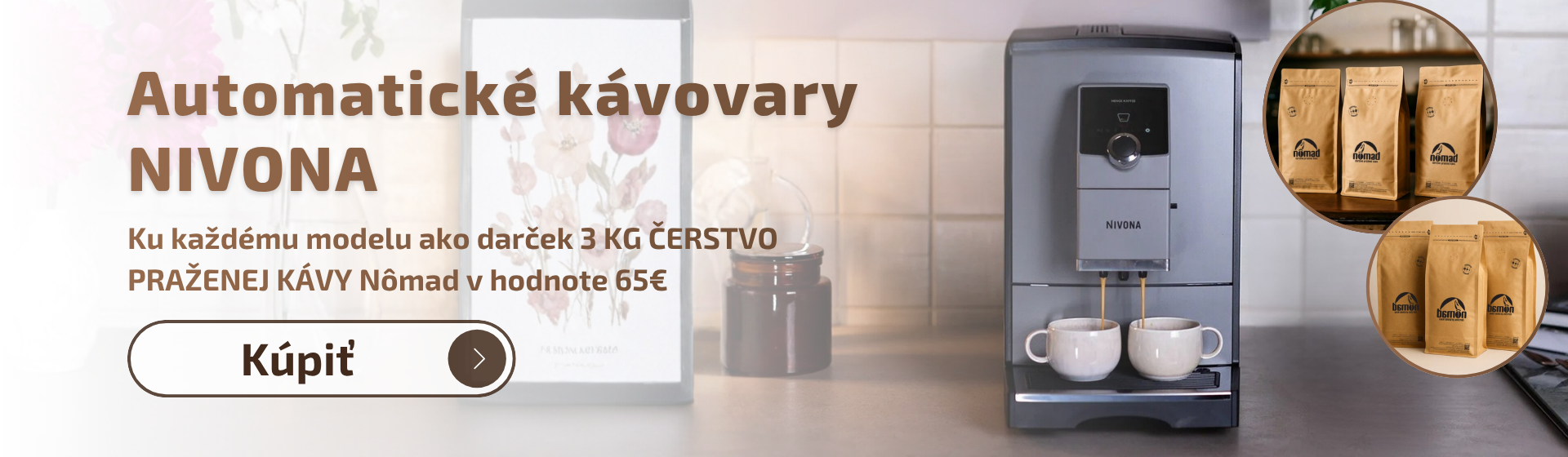 Kvalitné automatické kávovary Nivona + darček