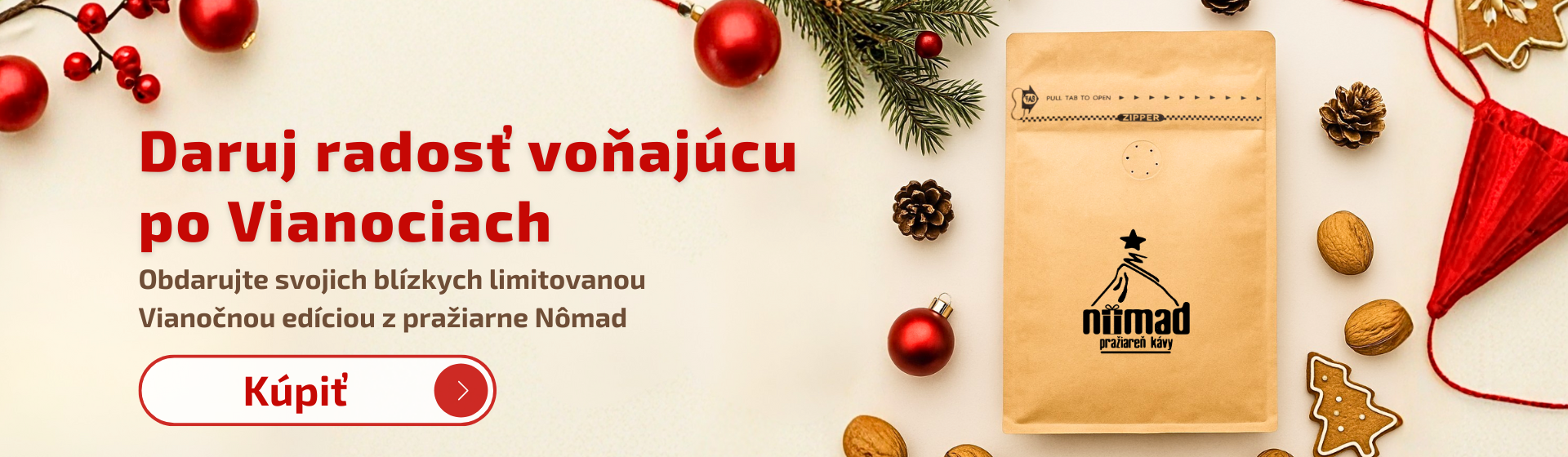 Vianočná edícia kávy Nômad