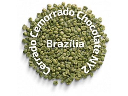 Zelená káva Brazília Cerrado Cemorrado Chocolate NY2, 1 kg