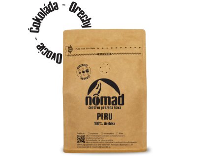 Pražená káva Peru Amazonas v balení - www.kavomil.sk