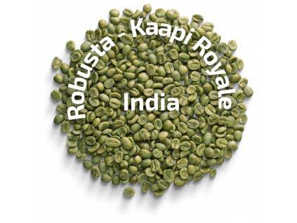 Zelená káva India Robusta Kaapi Royale, 1 kg