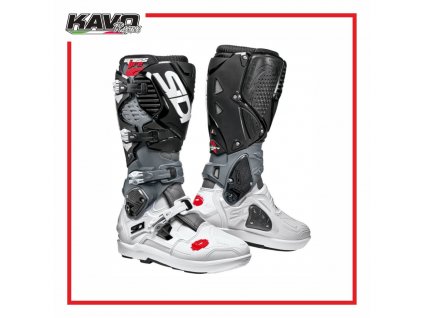 SIDI boty CROSSFIRE 3 SRS white/grey/black (Velikost 47)