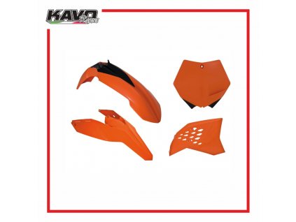 RTECH sada plastů KTM (Barva Oranžová)