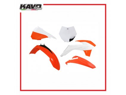 RTECH sada plastů KTM (Barva Oranžová)