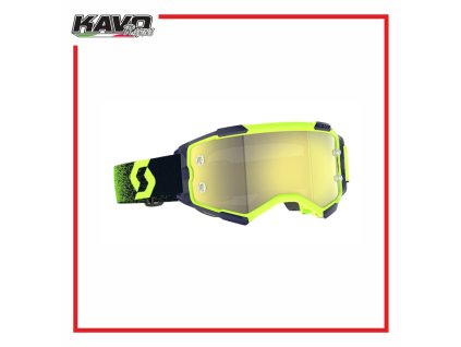 SCOTT brýle FURY green/neon yellow/yellow chrome works
