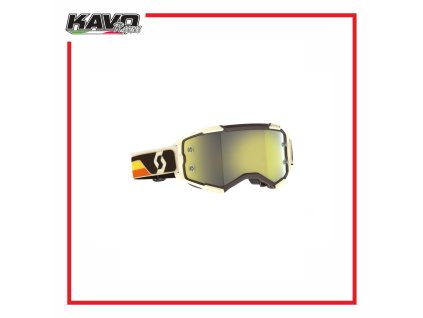 SCOTT brýle FURY deep brown/beige yellow chrome works