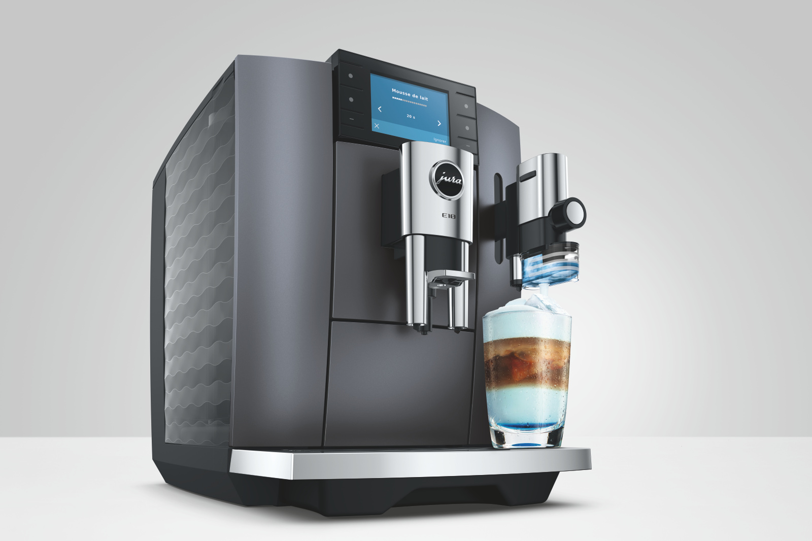 JURA E10 Onyx Grey – dizajn