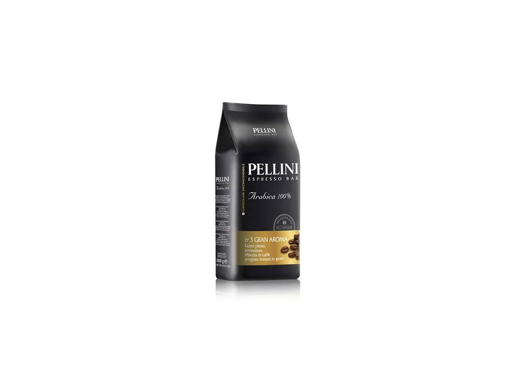 Pellini Gran Aroma N. 3 - 1kg, zrnková káva