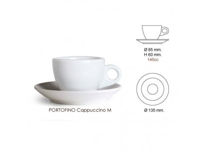 Šálek Nuova point Portofino - cappuccino