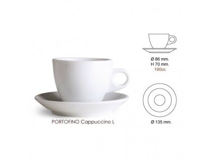 Šálek Nuova point Portofino cappuccino L