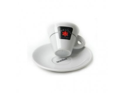 Šálek Mokaflor espresso podšálkem