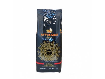 Attibassi 100% Arabica - 1kg, zrnková káva