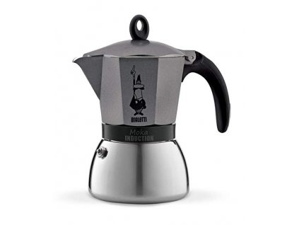 Bialetti Moka Induction 3 porce, antracit