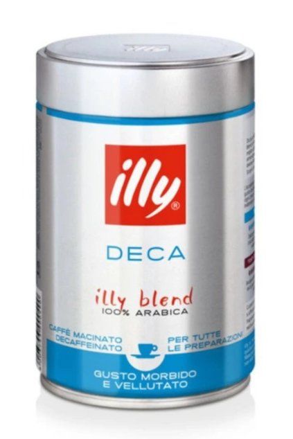 Illy Decaffeinato - 250g, mletá káva