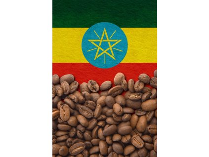 cerstve prazena zrnkova arabica ethiopia