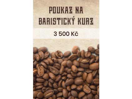 baristicky kurz poukaz