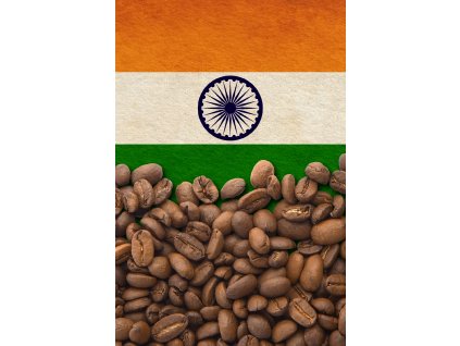 Čerstvě pražená indická káva