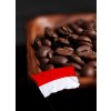 Čerstvě pražená zrnková káva z Indonesie