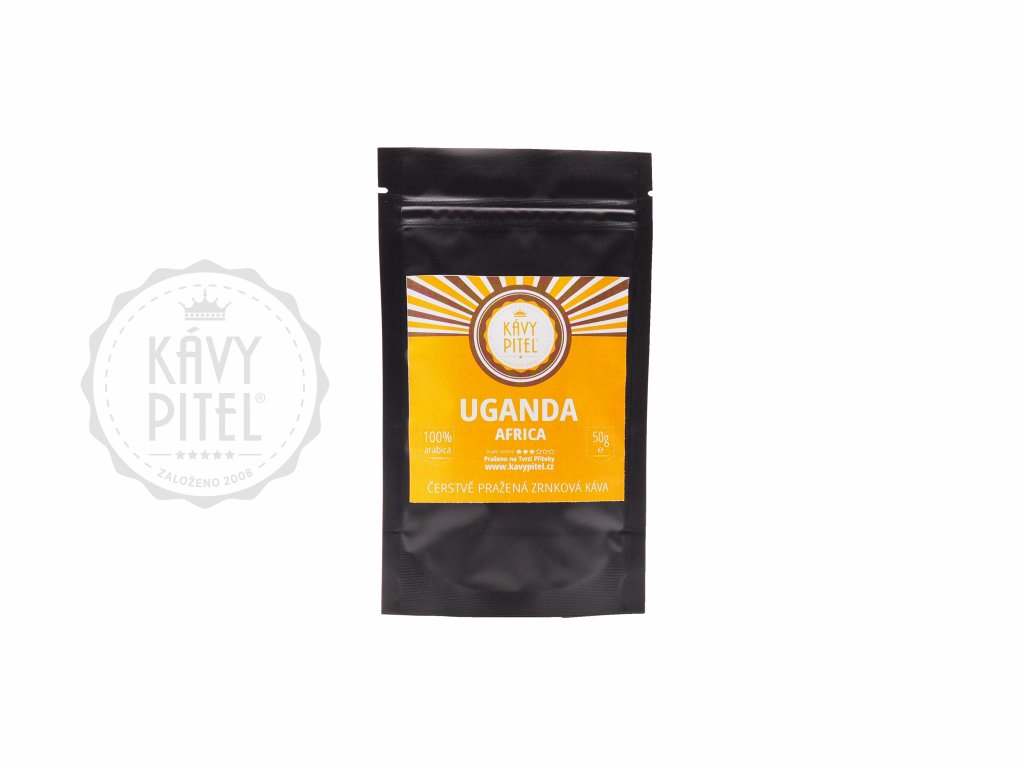 ugandska zrnkova kava uganda kavy pitel 50g f1