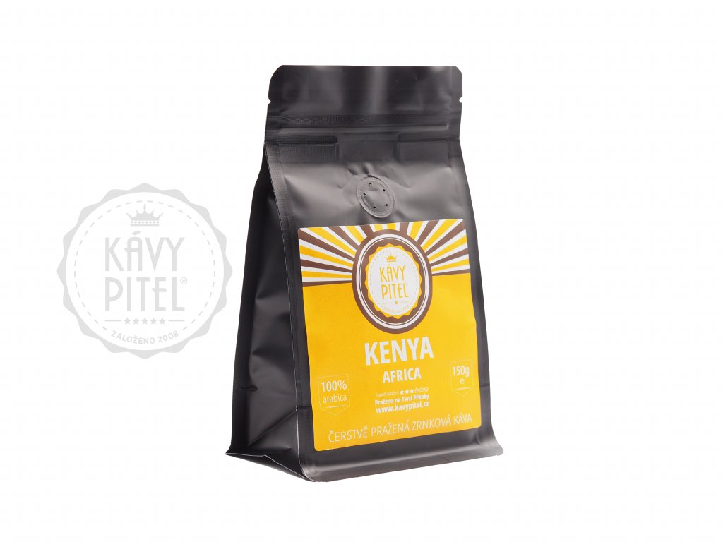 150g Kenya Kávypitel prémiová zrnková káva - Kávy pitel – pražírna u Kutné  Hory, Kavárna a obchod na Tvrzi Přítoky