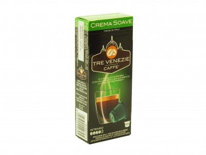 Tre Venezie CREMA SOAVE kapsle pro kavovary Nespresso 10ks kava kavy pitel f1