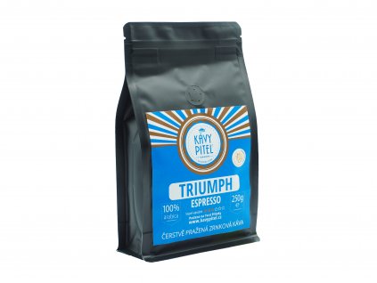 triumph zrnkova kava smes blend kavy pitel 250g f1
