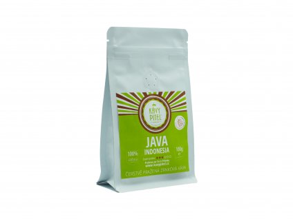 javska zrnkova kava java kavy pitel svetle prazena 100g f1