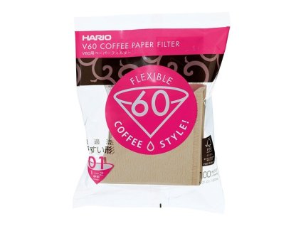 hario v60 1 nebelene filtry 100ks kava kavy pitel kutna hora