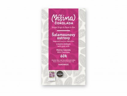 misina cokolada mlecna salamounovy ostrovy 60%