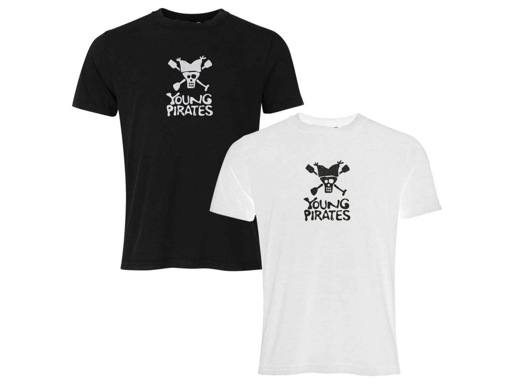 Triko Young Pirates Vintage Skull (Barva bílá, Velikost S)