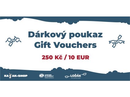 Darčekový poukaz 250 / 10 EUR