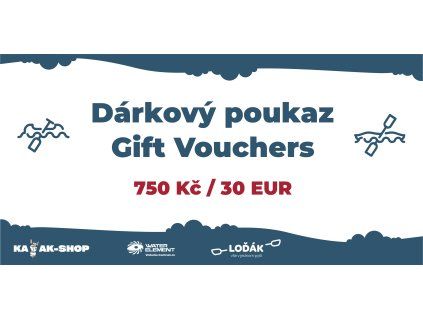 Darčekový poukaz 750 / 30 EUR