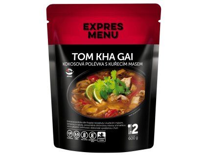 EXPRESS-MENÜ Tom Kha Gai – Kokosnusssuppe mit Hühnchen