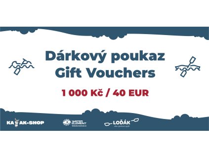 Gift voucher 1 000 / 40 EUR