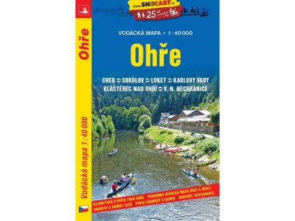 Water map of the Ohře River