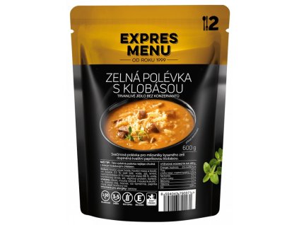 EXPRESS MENU CABBAGE SOUP WITH SAUSAGE 2P