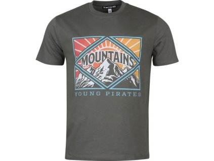 Triko Young Pirates Mountains T (Barva šedá, Velikost S)
