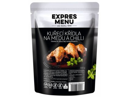 EXPRES MENU Chicken wings with honey and chilli