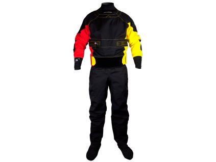 Sandiline Advanced drysuit (Velikost S, Barva černá/červená/žlutá)