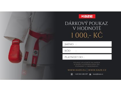 Vzor KAZE poukaz 2